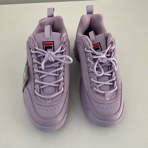 Ladies Fila Disrupter 11 embroidery shoe _ purple. Sz 9 - Picture 5 of 7